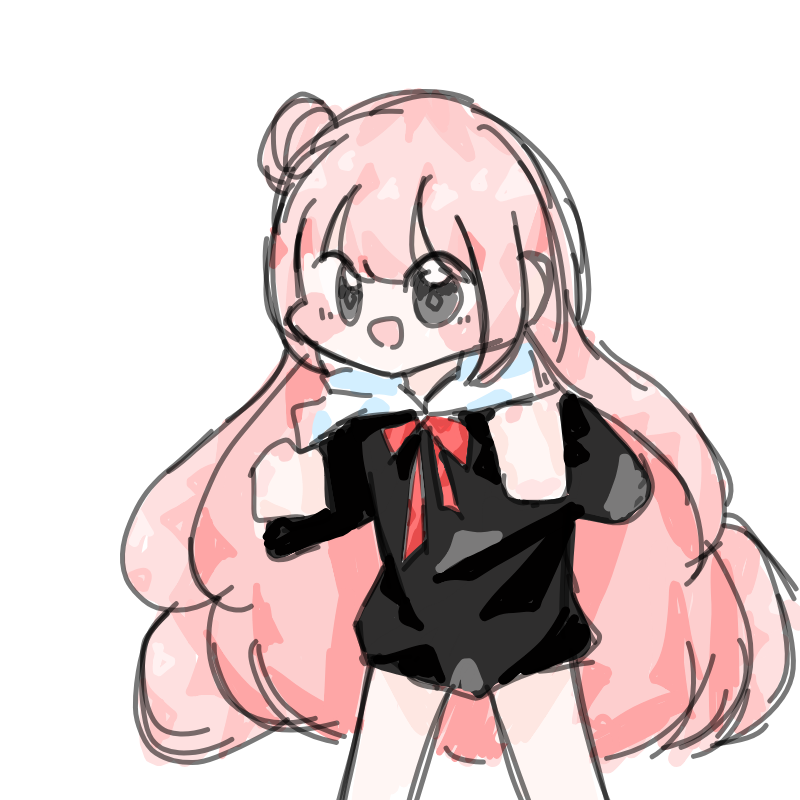 머리색이 .. : 머리색이 이게 아닌데 아무튼 메애기
5레이어는 무리요... 스케치판 ,sketchpan