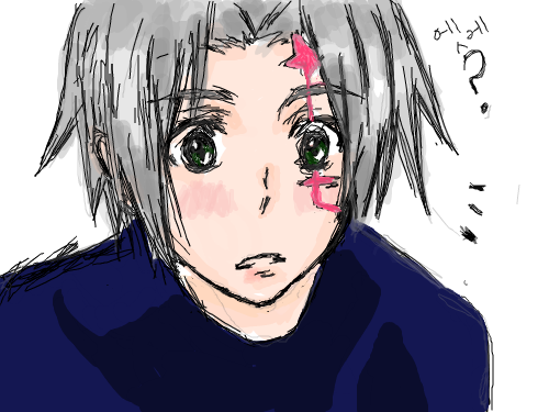 알렌군!!!! : 디그레이맨의 알렌구운.. 스케치판 ,sketchpan