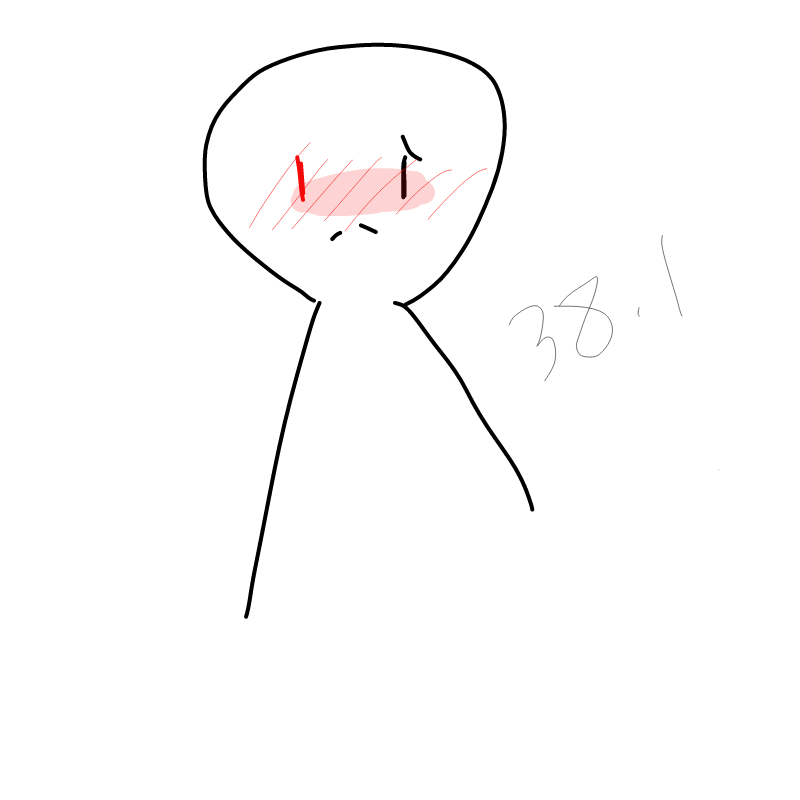 열이나는.. : 열이나는데 38.1도.. 손에힘없다..ㅠ 스케치판 ,sketchpan