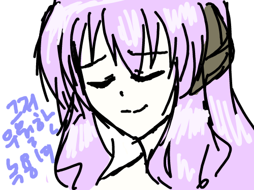 우월한 하뉴우 : 그저그저 모두가 행복해 지길 바라는 우월한 오야시로 님 스케치판 ,sketchpan