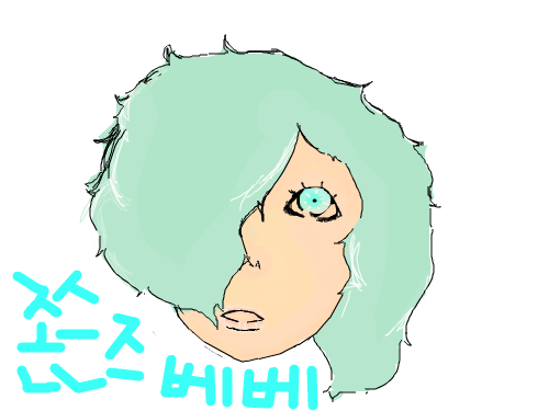여자 [타블렛팬 없어진기념.] : 후아 -_   - 어떤애가 타블렛팬을 훔쳐갔어요 ...흙 ㅠ마우스작... 진짜 못그린다 후아후아 스케치판 ,sketchpan