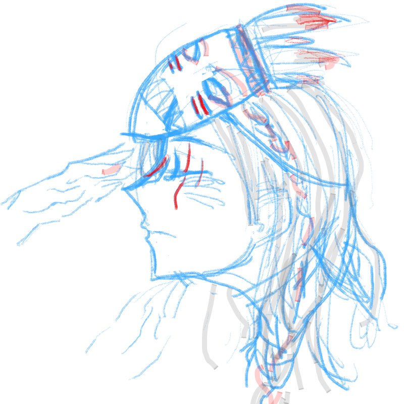 인디언그리.. : 인디언그리기에 탑승한다!전사가되는세례의식같은거하면멋있겠다 스케치판 ,sketchpan