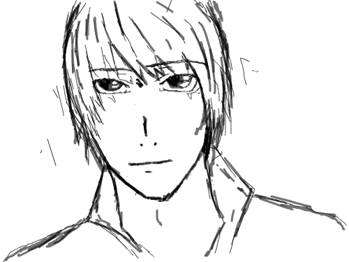 남자 : 타블렛처음으로써봣어요 기본형태없이그리니까 잘안그려져요 ㅠ중3 남자임 스케치판 ,sketchpan