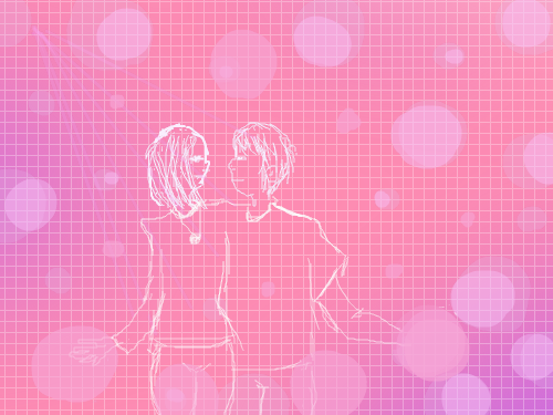 핑크빛 : 사랑.... 스케치판 ,sketchpan