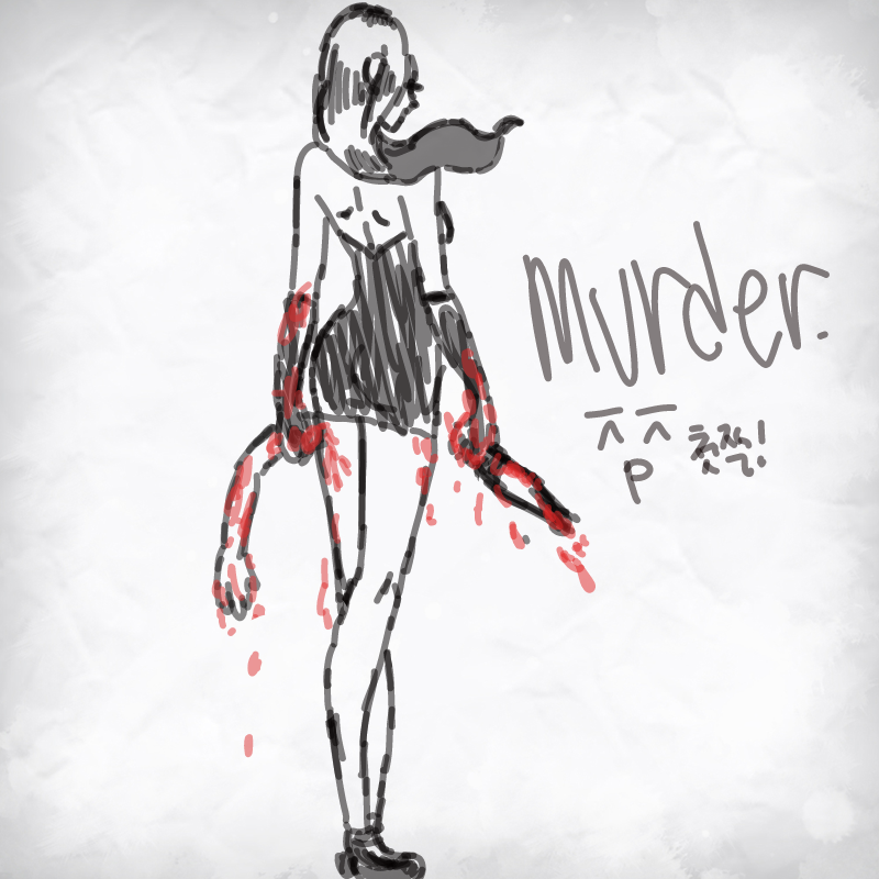 The murder... : The murder.  새로시작햇어오! 잘부탁해요^p^ 스케치판 ,sketchpan