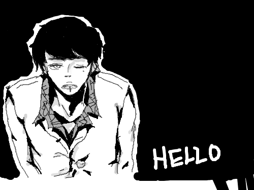 헬로 보이 : 헬로헬로 스케치판 ,sketchpan