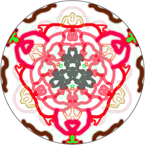 만다라프랙탈 : 프랙탈만들기 스케치판 ,sketchpan