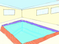 수영장 : .....적은색........ 스케치판 ,sketchpan