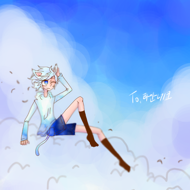 하얀네코님.. : 하얀네코님 리퀘 왔습니다!
이제 카루바루님꺼만 하면 끝이다... 스케치판 ,sketchpan