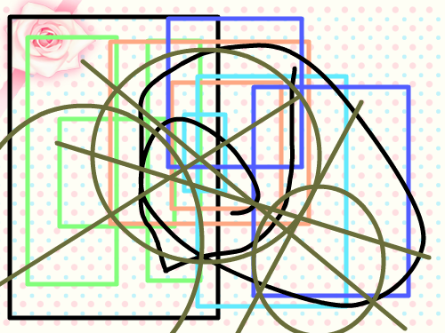 네모모양 : 어지럽다 스케치판 ,sketchpan