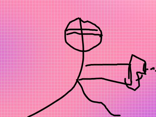 졸라맨 : 졸라맨 총 스케치판 ,sketchpan
