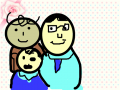 땅콩가족 : 땅콩가족웃음 스케치판 ,sketchpan