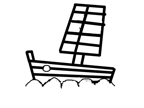 돚단배 : 바다로향해가는돚단배 스케치판 ,sketchpan