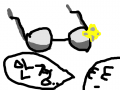 안경 : 안경그림 스케치판 ,sketchpan