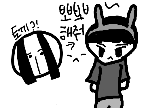의인화토끼 : ㅇㅡㅣㅇㅣㄴㅎㅗㅏㅌㅗㄲㅣ 스케치판 ,sketchpan