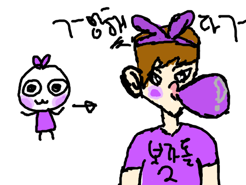 망장보라돌이 : 보라돌이뚜비나나뽀~~~ 스케치판 ,sketchpan