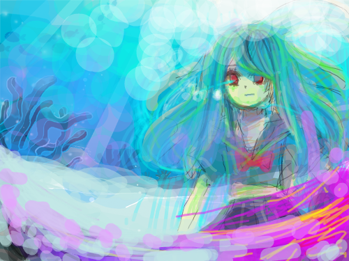 바닷속 사람 : 그냥 심심해서 그려봤습니다~ 스케치판 ,sketchpan