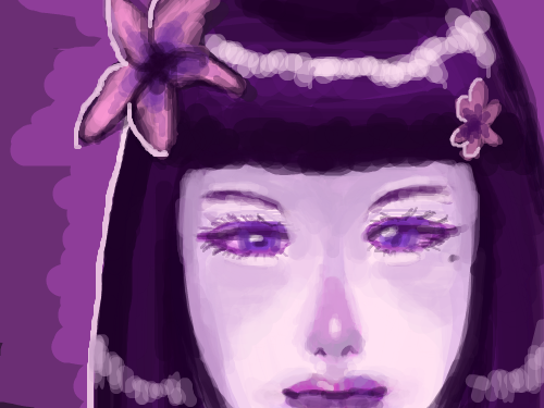 창백한 여자 : 좀 무서운가 스케치판 ,sketchpan