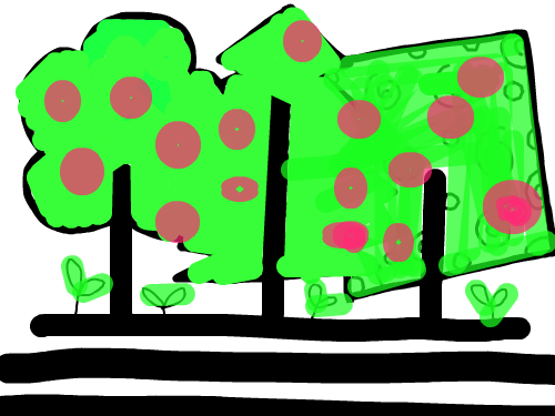 이승연-1 : 나무 그리기 스케치판 ,sketchpan