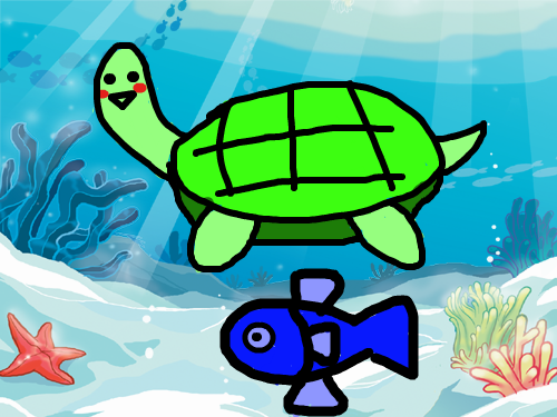 0827-이승연 : 거북이 그리기 스케치판 ,sketchpan