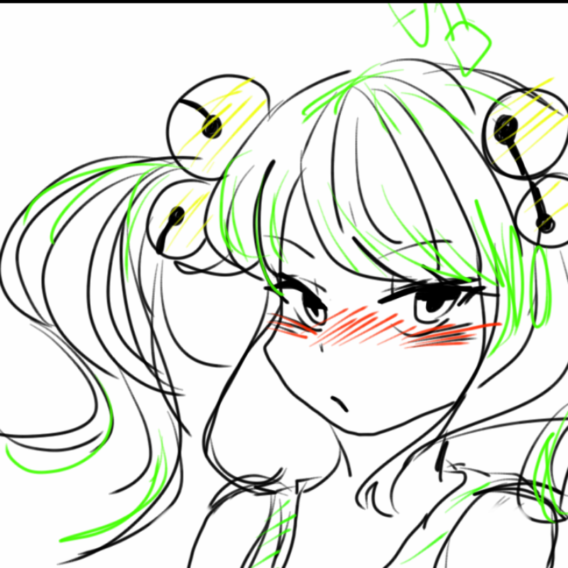 방울뱀..!.. : 방울뱀..!의인화!(눈갱주의
헣 낙서퀄이라 제대로채색 안한.. 스케치판 ,sketchpan