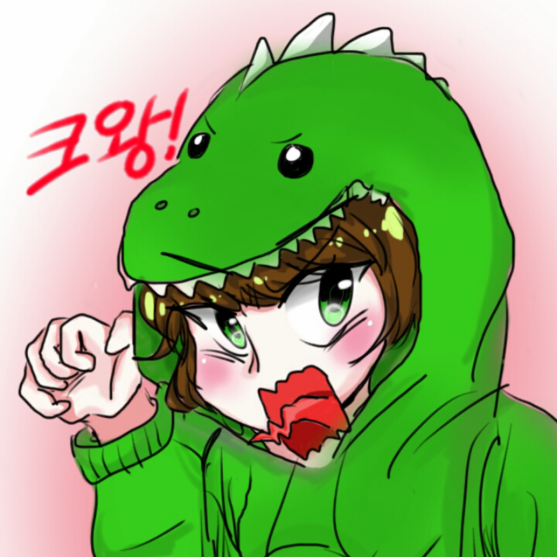 크왕!!나능.. : 크왕!!나능 공룡이닷!!(채색할때 문지르지말걸..(주륵 스케치판 ,sketchpan