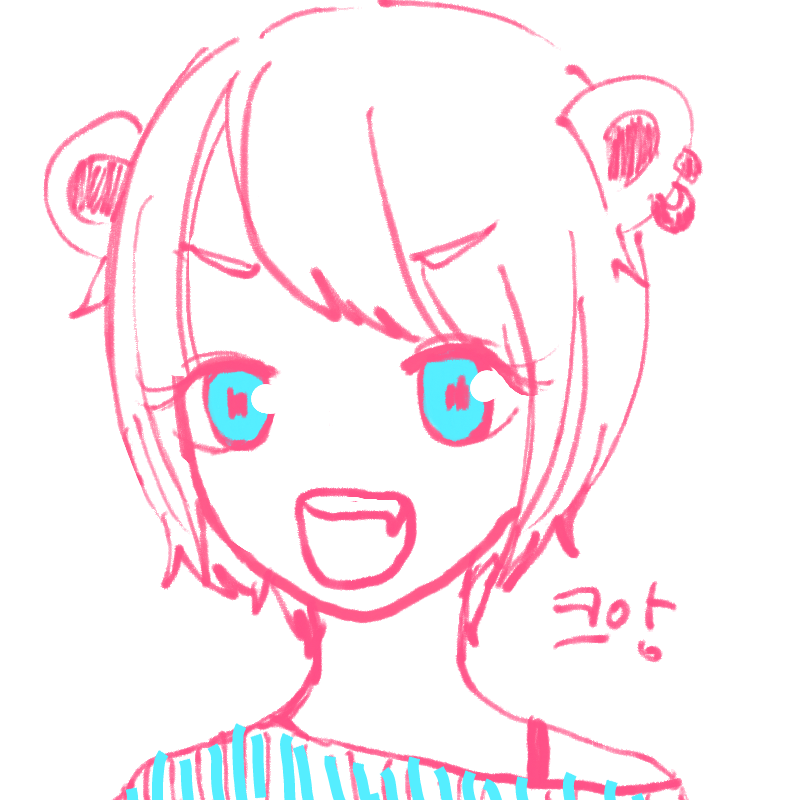 뱈호 : 뱈호 스케치판 ,sketchpan