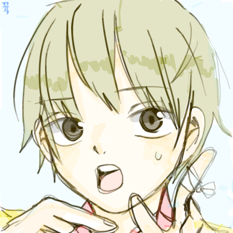 손가락다친.. : 손가락다친남자애^3^
또그림체가살짝바뀐것같기도.. 스케치판 ,sketchpan