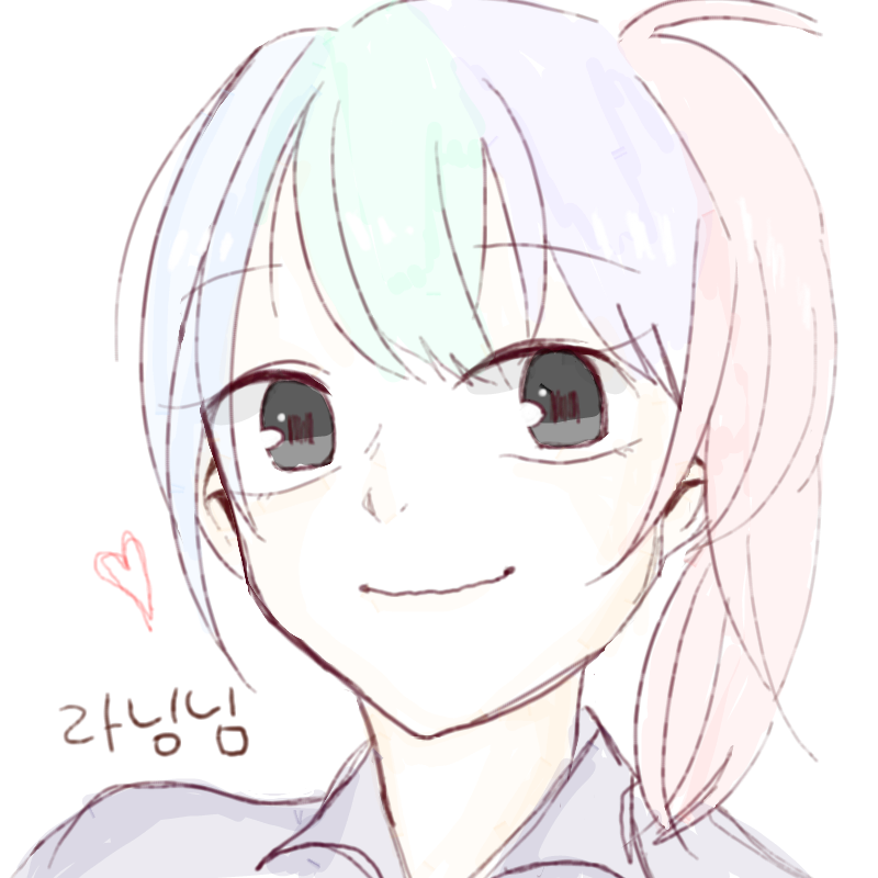 라닝님완료.. : 라닝님완료
자캐가 너무 예뻐서 그리는동안 즐거웠어요! 근데 제가 특징을 잘 못 살려줘서ㅠㅠ죄송해요
머리색은 라닝님 그림에서 참고했습니다! 이제보니 머리묶은 방향도 틀렸네요ㅠㅠ너그럽게 양해부탁드려요 리퀘신청 감사해요! 스케치판 ,sketchpan