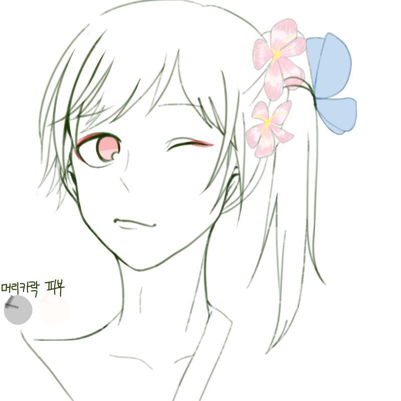 화랑! 남잔.. : 화랑! 남잔데 장발이라그런가 왠지  여자같네요ㅠㅠㅠㅠ 스케치판 ,sketchpan