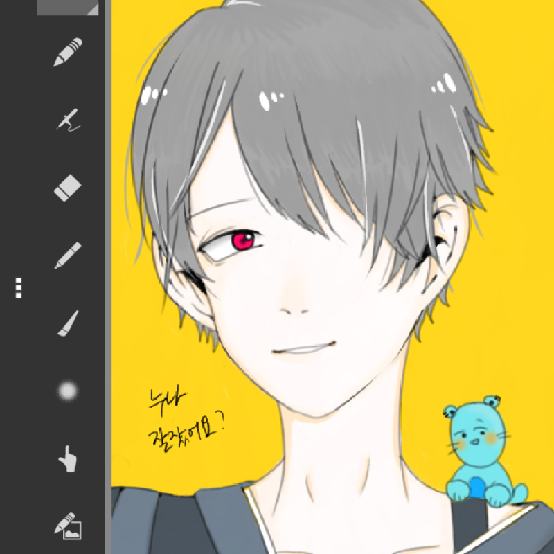 누가↗ 내.. : 누가↗ 내↗ 이도류를➡↘ 받아볼꺼야↗

요즘 눈크기좀 줄이고잇슴다
확실히 줄긴줄었네요ㅠㅠ.. 스케치판 ,sketchpan