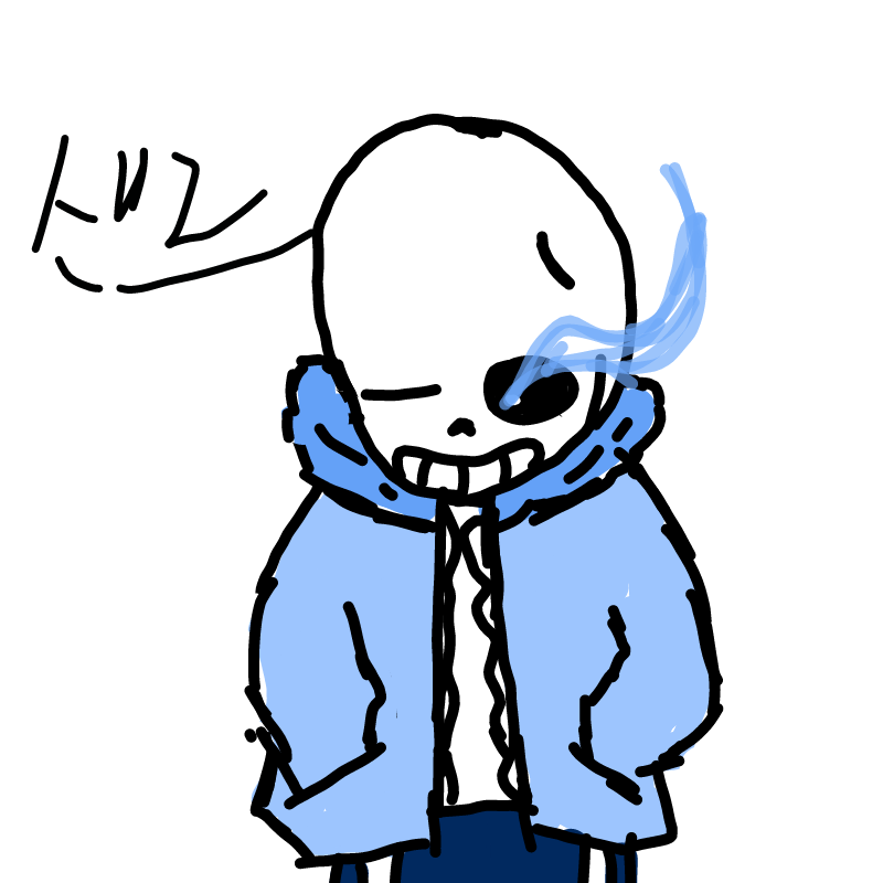 샌즈♡
정.. : 샌즈♡
정말 아름다운 날이야 
꽃들은 피어나고
새들은 지저귀고
이런날에 너같은 꼬마들은
지옥에서 불타고 있어야지 스케치판 ,sketchpan