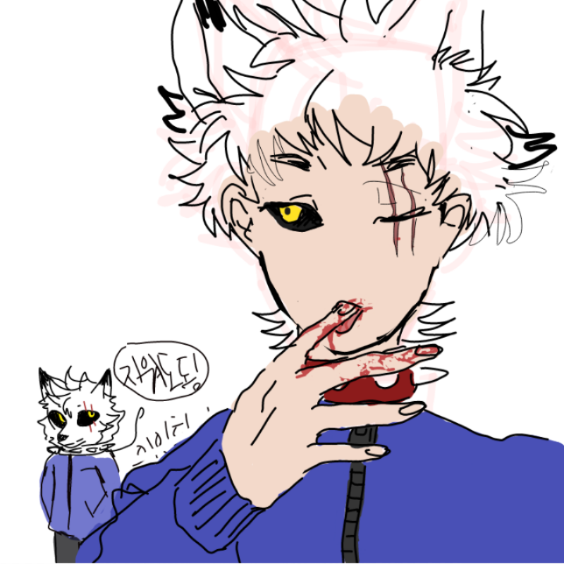 아직 미완.. : 아직 미완성인 그림이라고하셨는데, 그래도
 ♤ace님 감사합니다! 스케치판 ,sketchpan