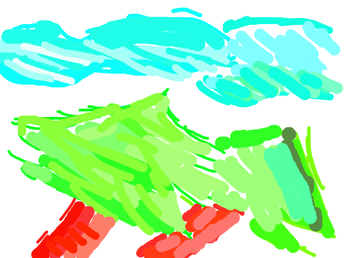 구름의 움직임 : 구름의 움직이는 그림 스케치판 ,sketchpan