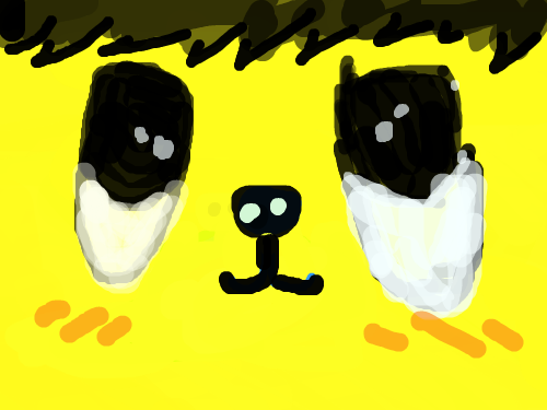 꽃남 피카츄 : 꽃참이 된 피카츄.,. 스케치판 ,sketchpan