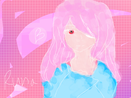 루나 : 나자신 스케치판 ,sketchpan