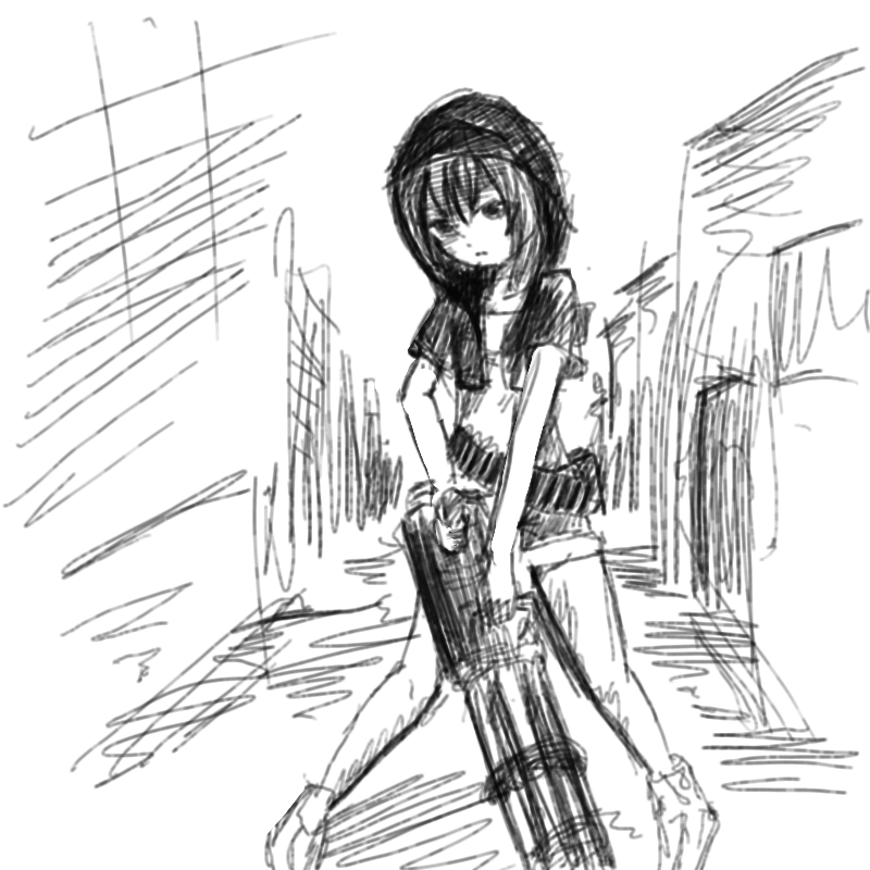 응 아직 안.. : 응 아직 안자 스케치판 ,sketchpan