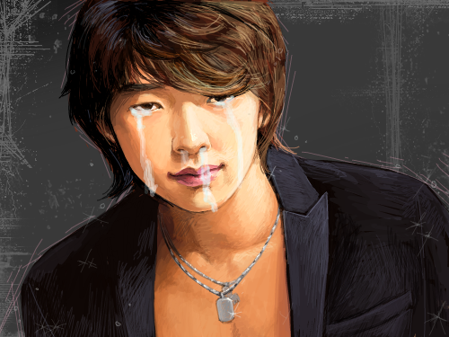 우는 비 : 우...울고있어? 스케치판 ,sketchpan