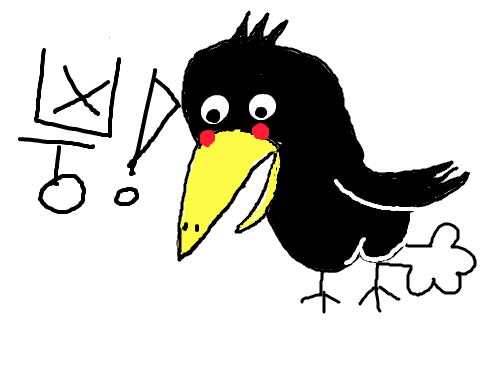 까마귀 : 까마귀의방귀 스케치판 ,sketchpan