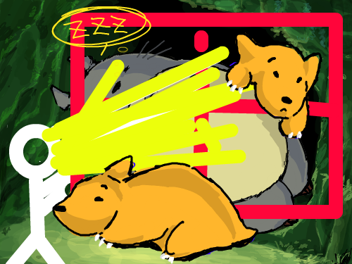 조준! 토토로 : 쏘세요~ 스케치판 ,sketchpan