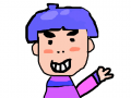머리가 자란 대머리아이 : 머리가 자란 대머리아이 스케치판 ,sketchpan