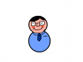 땅콩아빠 : 땅콩아빠를 그린 그림 스케치판 ,sketchpan