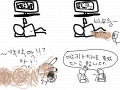 방귀테러 : 캭악악 할거 없닼!! 스케치판 ,sketchpan