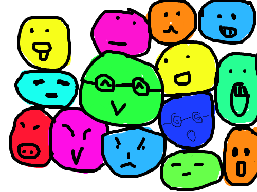 동그라미얼굴 : 얼굴이동그라미다 스케치판 ,sketchpan