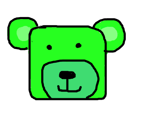 멋있는 곰돌이 : 곰돌이가 잘생겼다 스케치판 ,sketchpan