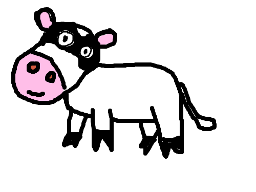못생긴 젖소 : 아주 못생겼다 스케치판 ,sketchpan