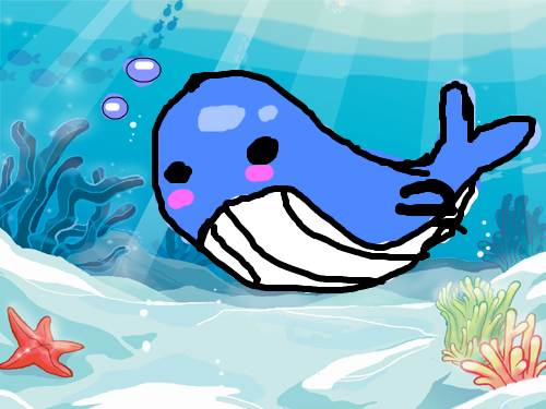 0827-이정애 : 고래그리기 스케치판 ,sketchpan