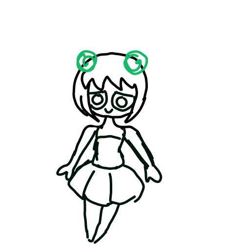 춤추는 소녀 : 춤추는 소녀 스케치판 ,sketchpan