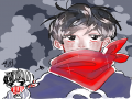 머플러는 .. : 머플러는 언제나 옳습니다. 색칠도 잘한것 같아용 스케치판 ,sketchpan