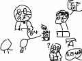 도라에몽 : 첫작첫작.... 스케치판 ,sketchpan